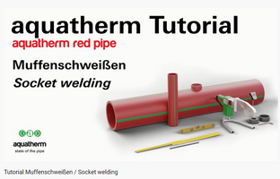 Εκπαιδευτικό βίντεο εργασίας σωλήνων aquatherm red pipe σε διατομές μέχρι 125mm