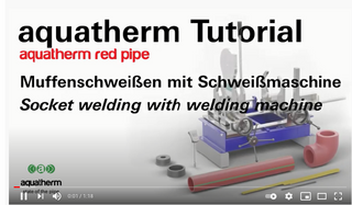Εκπ/κό βίντεο εργασίας σωλήνων red pipe σε διατομές μέχρι 125mm με την χρήση του εργαλείου πάγκου