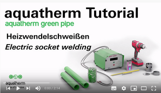 Tutorial electric socket welding aquatherm green pipe 