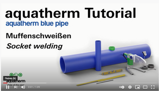 Εκπ/κό βίντεο εργασίας σωλήνων blue pipe σε διατομές μέχρι 125mm